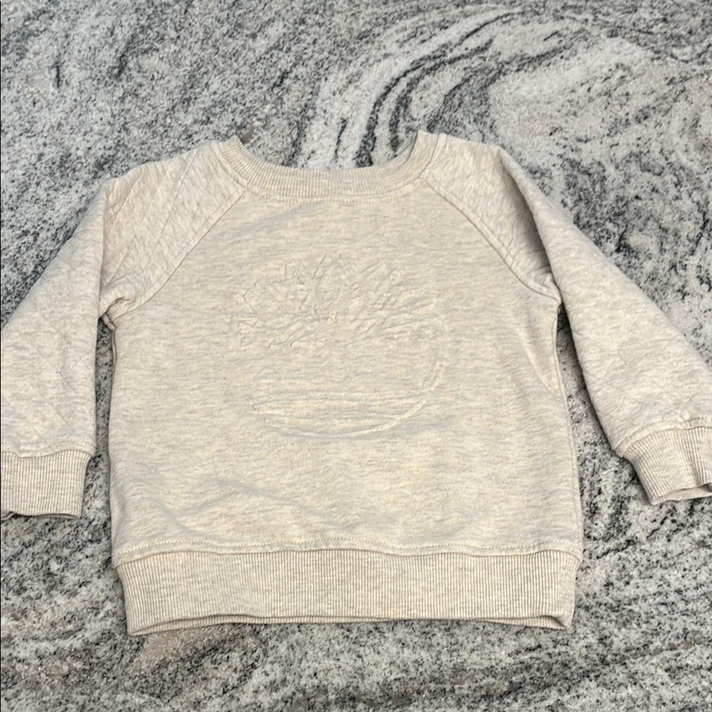Cream Timberland Crew Neck Sweatshirt l 2T